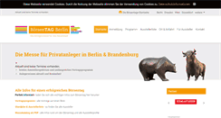 Desktop Screenshot of boersentag-berlin.de