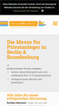 Mobile Screenshot of boersentag-berlin.de